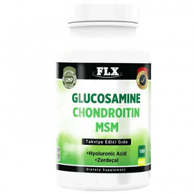 Flx Glucosamine Chondroitin MSM Hyaluronic Acid Zerdeçal 180 Tablet