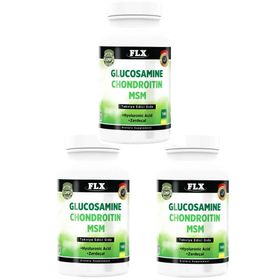 Flx Glucosamine Chondroitin MSM Hyaluronic Acid Zerdeçal 3x180 Tablet