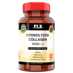Flx Hydrolyzed Collagen 1000 mg 60 Tablet + Nevfix Vitamin D3 400 IU 20 ml Sprey