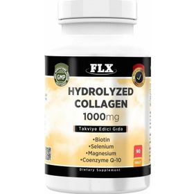 Flx Hydrolyzed Collagen 1000 mg Biotin Selenium 90 Tablet