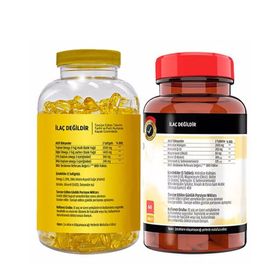 Flx Omega 3-6-9 90 Kapsül Balık Yağı + Glucosamine Chondroitin MSM Collagen Vitamin D 60 Tablet