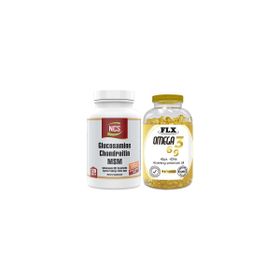Flx Omega 3-6-9 90 Tablet + Ncs Glucosamine Chondroitin MSM Boswellia 120 Tablet
