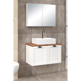Fly Aren 80 cm MDF Banyo Dolabı