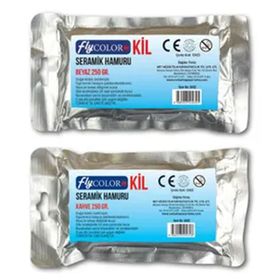 Fly Beyaz 250 gr Seramik Hamuru Kil
