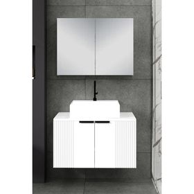 Fly Chester 80 cm MDF Banyo Dolabı
