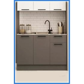 Fly Mobilya 120 cm Dani Evyeli Mini Alt Mutfak Dolabı