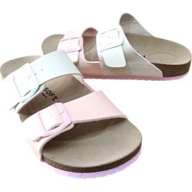 Fly Soft S902.060 Bej Pudra İki Tokalı Comfort Kadın Terlik