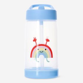 Flying Tiger Copenhagen Gökkuşağı Desenli 420 ml Mavi Matara