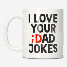Flying Tiger Copenhagen I Love Your Dad Jokes Yazılı Beyaz 220 ml Kupa
