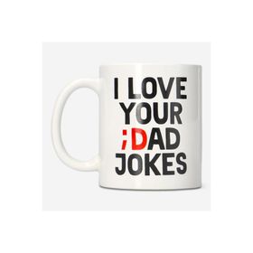 Flying Tiger Copenhagen I Love Your Dad Jokes Yazılı Beyaz 220 ml Kupa