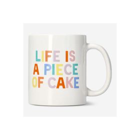 Flying Tiger Copenhagen Life is a Piece of Cake Yazılı 220 ml Kupa