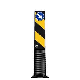 FM Trafik 100 mm Esnek Refüj Başı Levhası