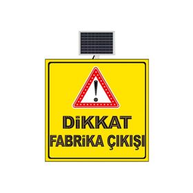 FM Trafik 1000x1000 mm Dikkat Fabrika Çıkışı