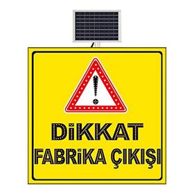 FM Trafik 1000x1000 mm Dikkat Fabrika Çıkışı