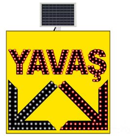 FM Trafik 1000x1000 mm Yavaş Çift Yönlü Ok