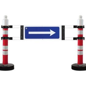 FM Trafik 120x180 cm Dubalı Uyarı Levhalı Bariyer