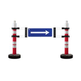 FM Trafik 120x180 cm Dubalı Uyarı Levhalı Bariyer