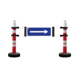 FM Trafik 120x180 cm Dubalı Uyarı Levhalı Bariyer