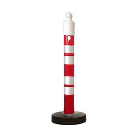 FM Trafik 12404DBR 110 mm Dubalı Uyarı Dikmesi