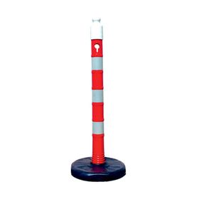 FM Trafik 12420DBR 80 mm Dubalı Uyarı Dikmesi