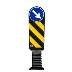 FM Trafik 200 mm Esnek Refüj Başı Levhası