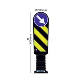FM Trafik 200 mm Esnek Refüj Başı Levhası