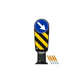 FM Trafik 300 mm Esnek Refüj Başı Levhası