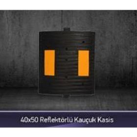 FM Trafik 40x50 Reflektörlü Kauçuk Kasis
