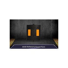 FM Trafik 40x50 Reflektörlü Kauçuk Kasis