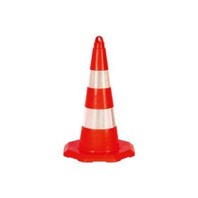 FM Trafik 50 cm Çift Reflektifli Pvc Koni
