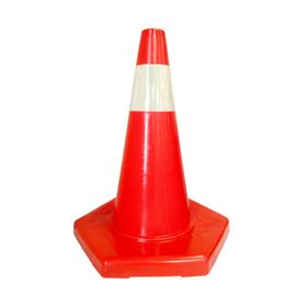 FM Trafik 50 cm Tek Reflektifli Pvc Koni
