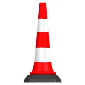 FM Trafik 500 mm Kauçuk Tabanlı Trafik Ve Reklam Konisi