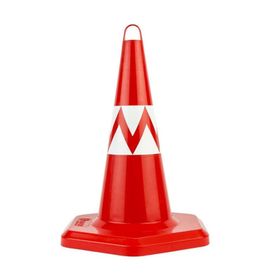 FM Trafik 500 mm Sert Baskılı Ağırlıklı Eko Plastik Koni