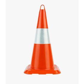 FM Trafik 50'lik Reflektifli Kırılmaz Trafik Konisi