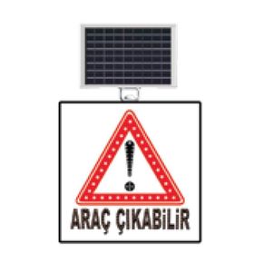 FM Trafik 600x600 mm Dikkat Araç Çıkabilir