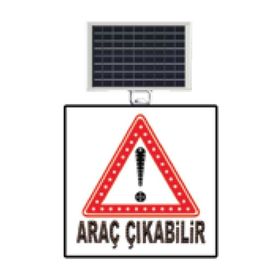 FM Trafik 600x600 mm Dikkat Araç Çıkabilir