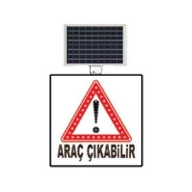 FM Trafik 600x600 mm Dikkat Araç Çıkabilir