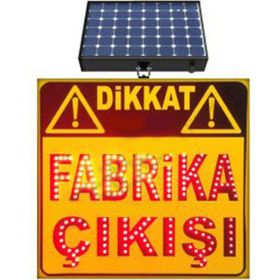 FM Trafik 600x600 mm Dikkat Fabrika Çıkışı