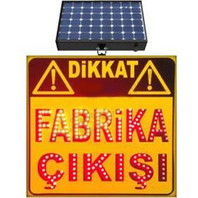 FM Trafik 600x600 mm Dikkat Fabrika Çıkışı