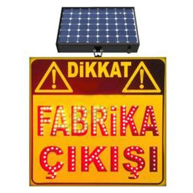 FM Trafik 600x600 mm Dikkat Fabrika Çıkışı