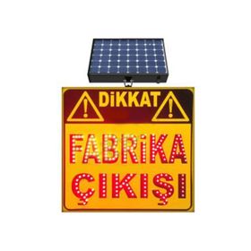 FM Trafik 600x600 mm Dikkat Fabrika Çıkışı