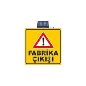 FM Trafik 600x600 mm Dikkat Fabrika Çıkışı
