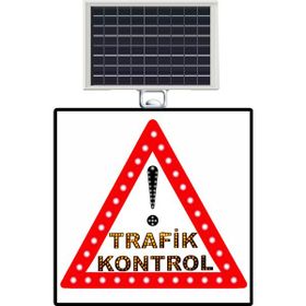 FM Trafik 600x600 mm Dikkat Trafik Kontrol