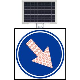 FM Trafik 600x600 mm Sağa Mecburi Yön
