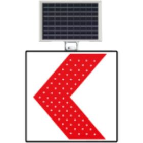 FM Trafik 600x600 mm Sola Tehlikeli Viraj