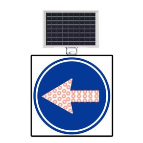 FM Trafik 600x600 mm Soldan Gidiniz