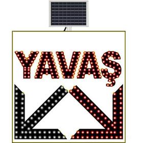 FM Trafik 600x600 mm Yavaş Çift Yönlü Ok