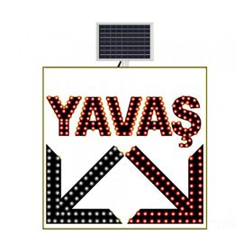 FM Trafik 600x600 mm Yavaş Çift Yönlü Ok
