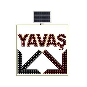 FM Trafik 600x600 mm Yavaş Çift Yönlü Ok