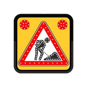 FM Trafik 60x60 cm Yolda Çalışma Var Ac Ledli Yol Bakım Levhası
